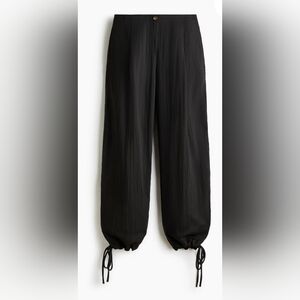 H&M Black Drawstring Joggers